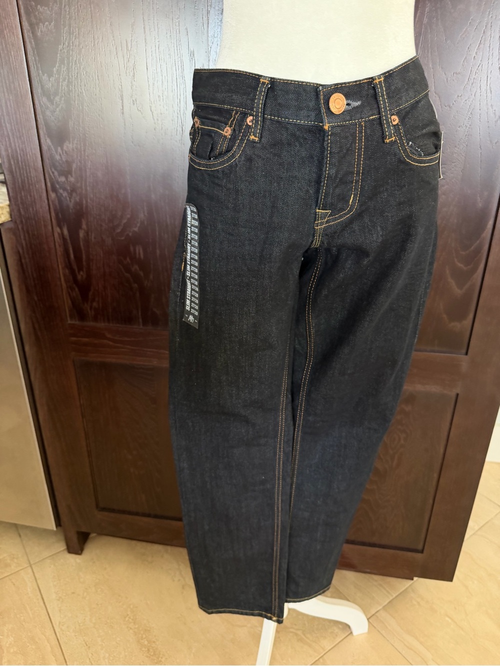 NWT Aéropostale Bowery Slim Straight Jeans Rinse Wash Size 27/28